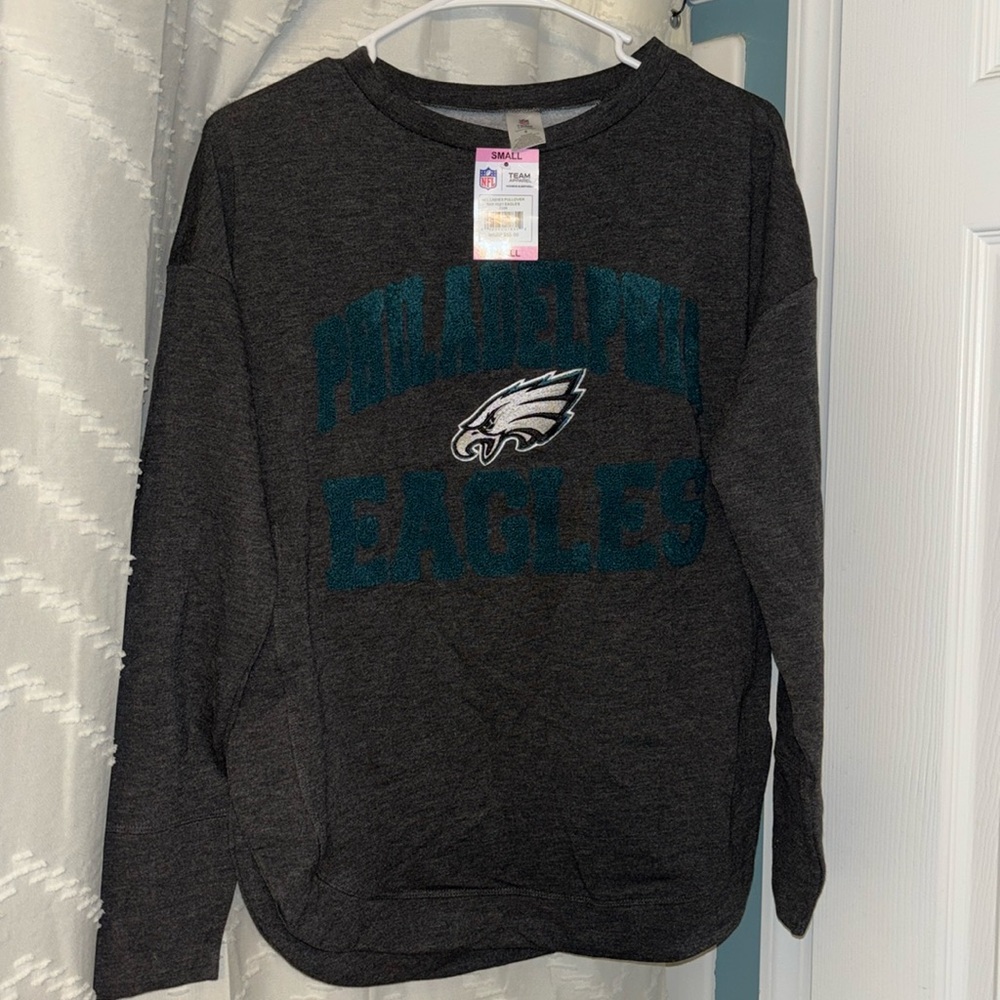 NWT Women’s NFL Philadelphia Eagles Crewneck Pullover Small